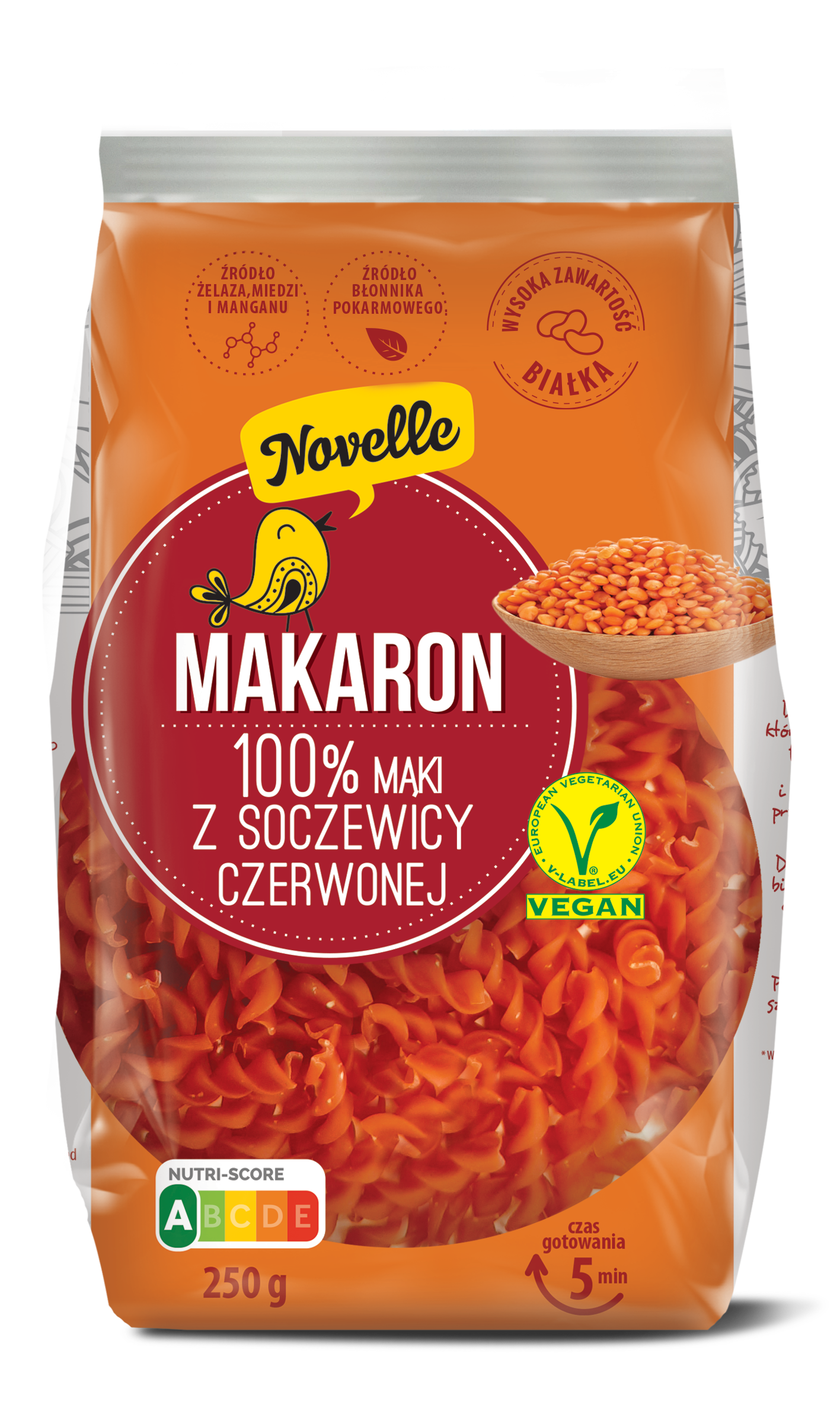 Novelle 250g soczewica folia