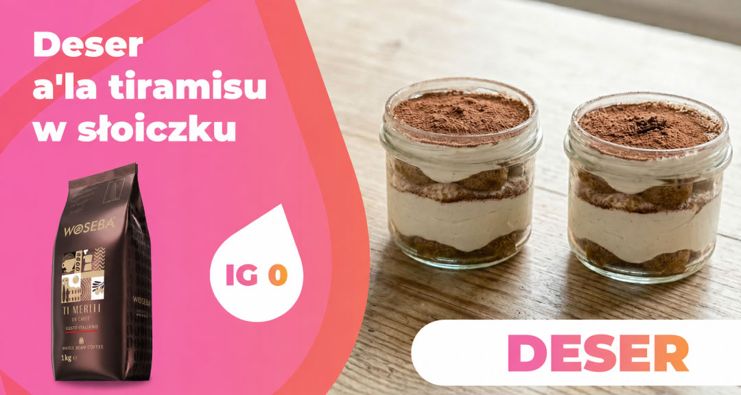 Read more about the article Deser a’la tiramisu w słoiczku