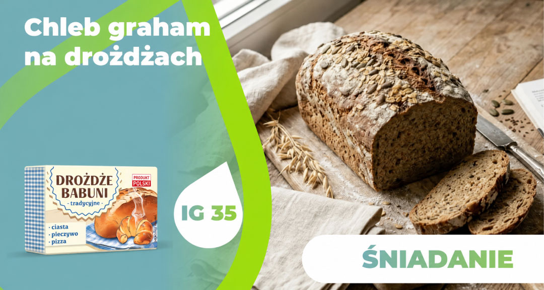 Read more about the article Chleb graham na drożdżach